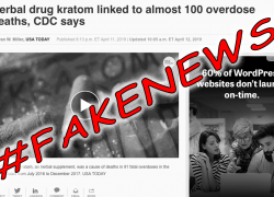 Debunking the LAMEstream Media #FAKENEWS That Kratom Caused 90 Overdose Deaths