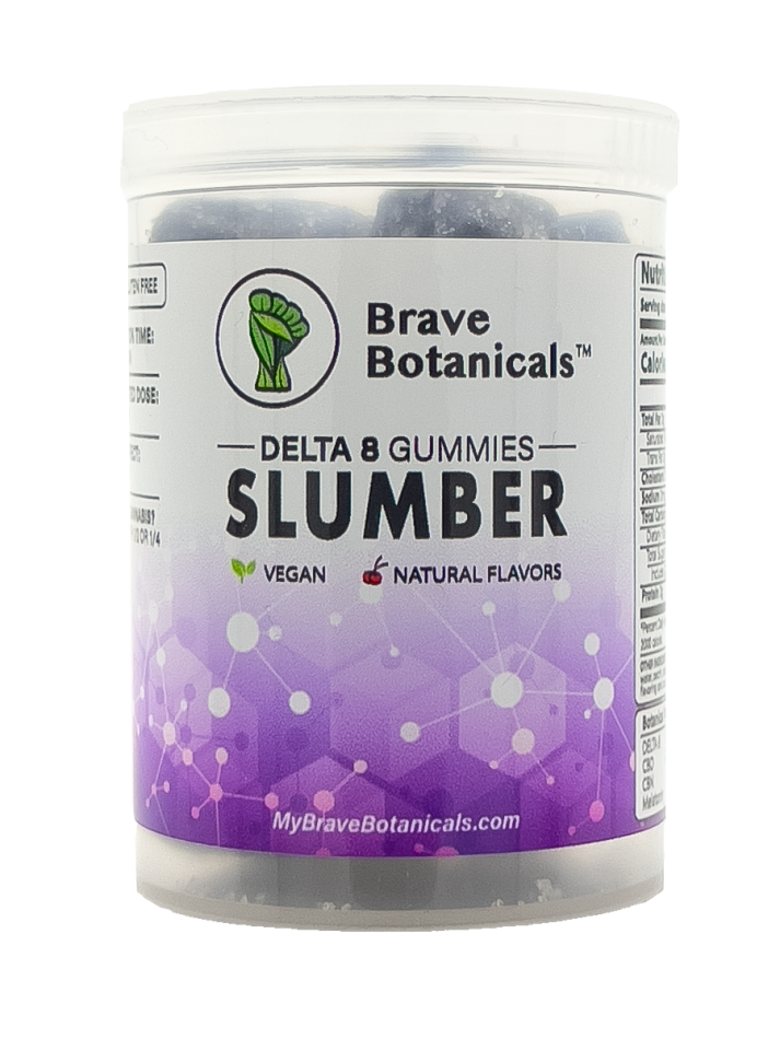 Delta 8 THC Gummies SLUMBER (20 gummies) Brave Botanicals