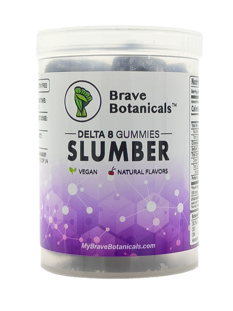 Delta 8 THC Gummies SLUMBER (20 gummies) Brave Botanicals