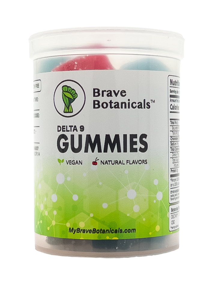 Delta 9 THC Gummies (20 Gummies) Brave Botanicals